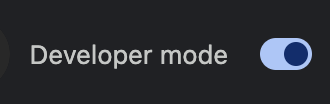 Enable developer mode